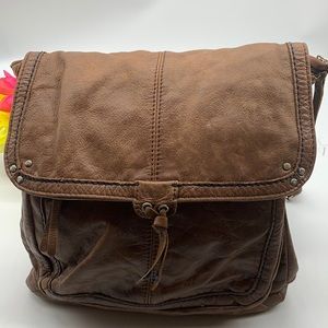 The Sak Brown Leather backpack